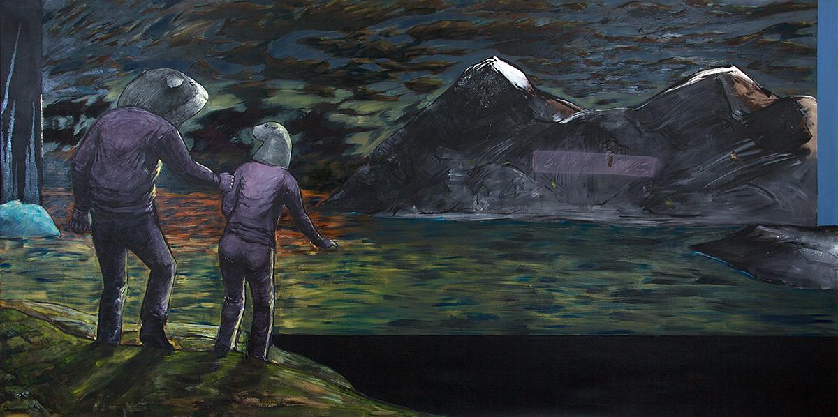 The animals finally reached their little home