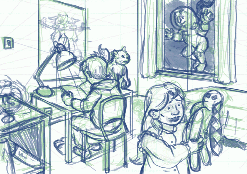 A quiet visitor (process)