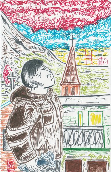 Self portrait as an immigrant