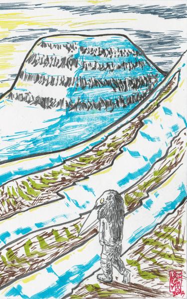 Spirit wondering the mountains